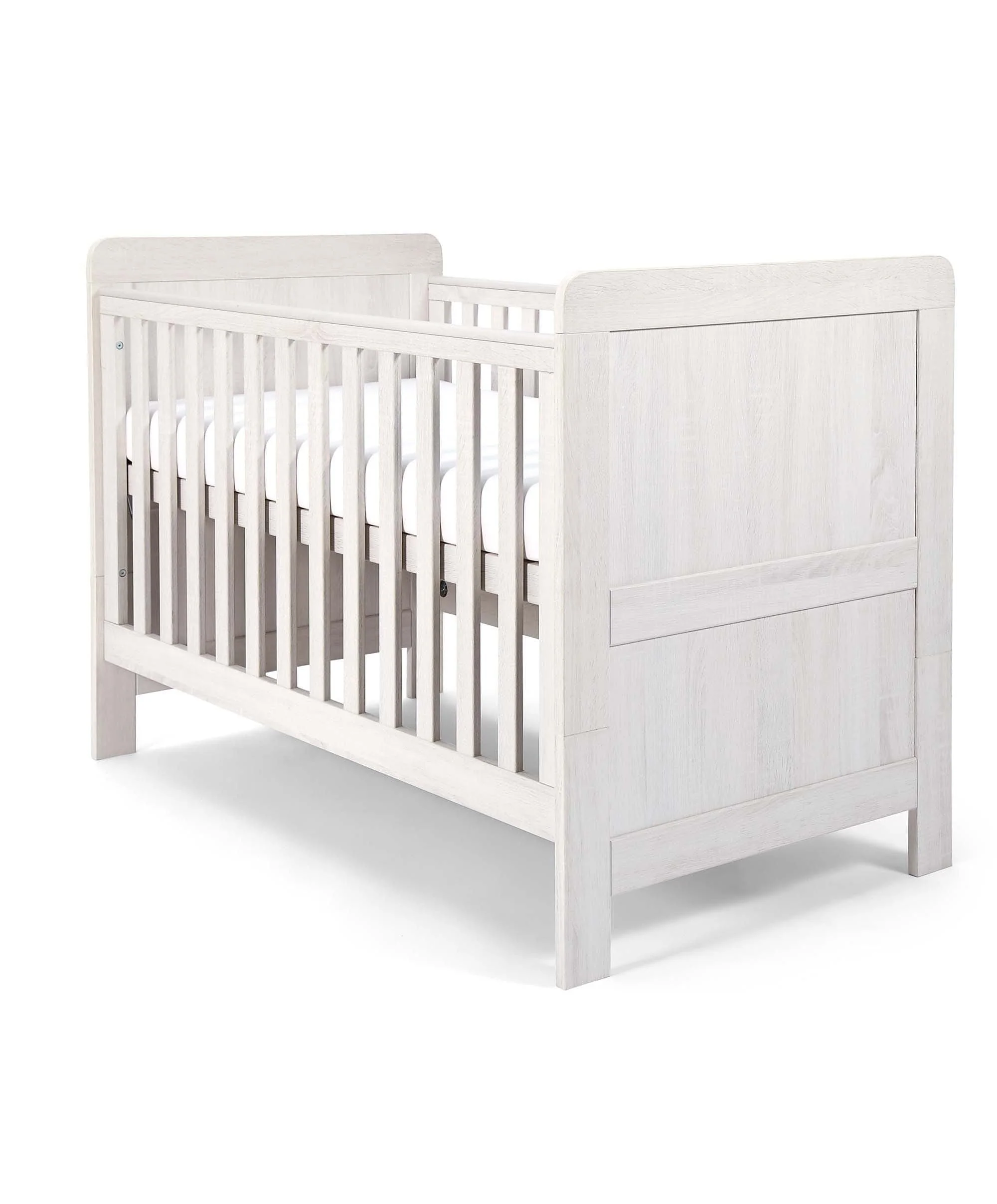 Atlas 3 Piece Cotbed Range with Dresser Changer & Wardrobe - Nimbus White - Image 11