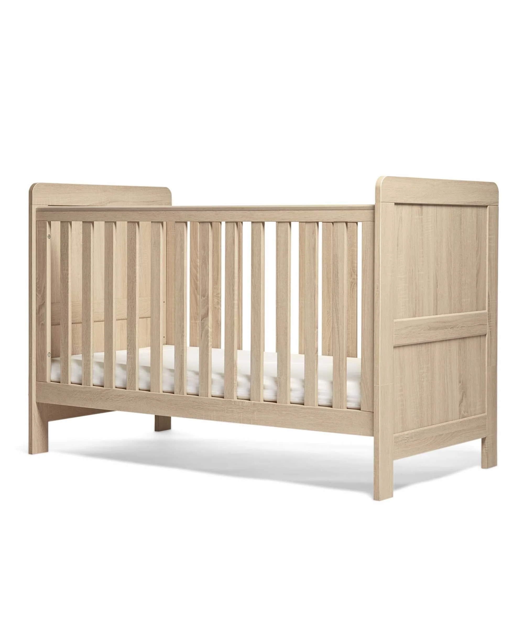 Atlas 3 Piece Cotbed Range with Dresser Changer & Wardrobe - Light Oak - Image 9