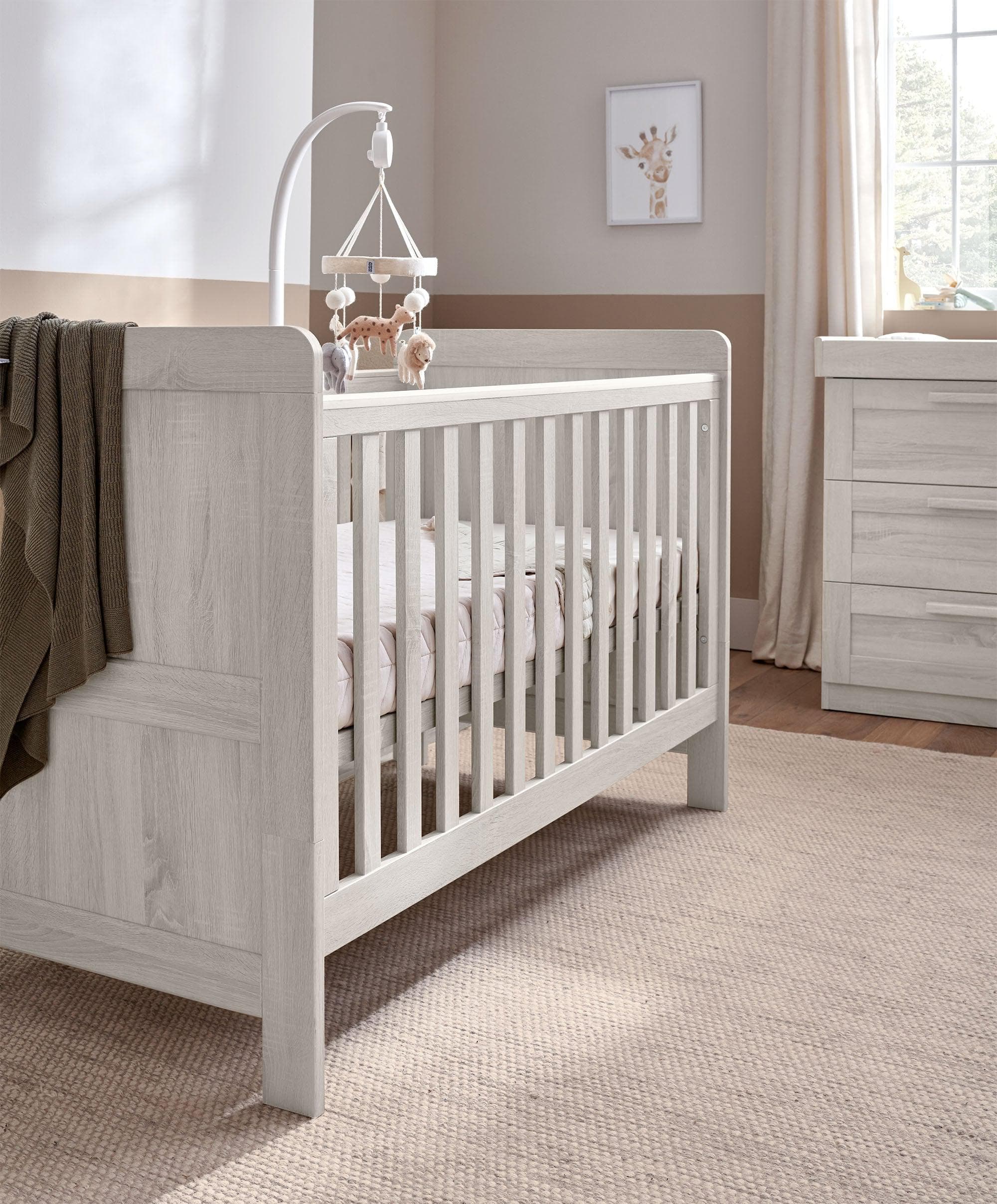 Atlas Cotbed Bundle (4 Piece) - Nimbus White - Image 4