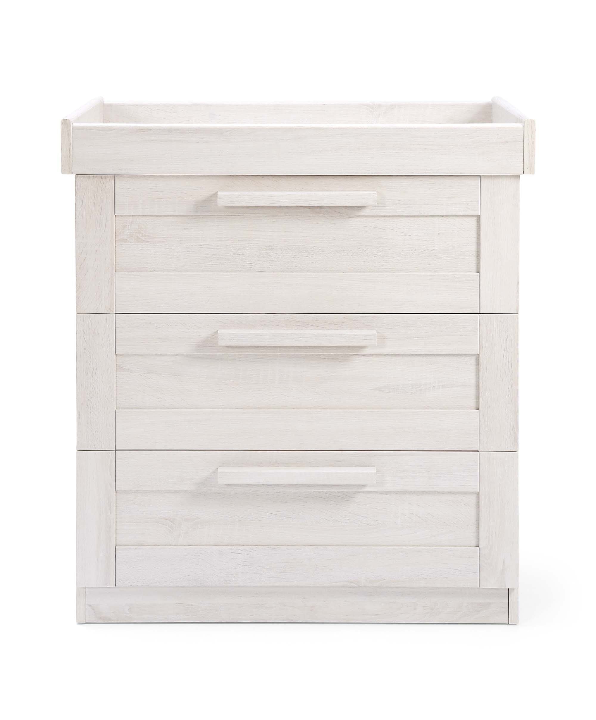 Atlas 3 Piece Small Cotbed Range with Dresser Changer & Wardrobe - White - Image 10