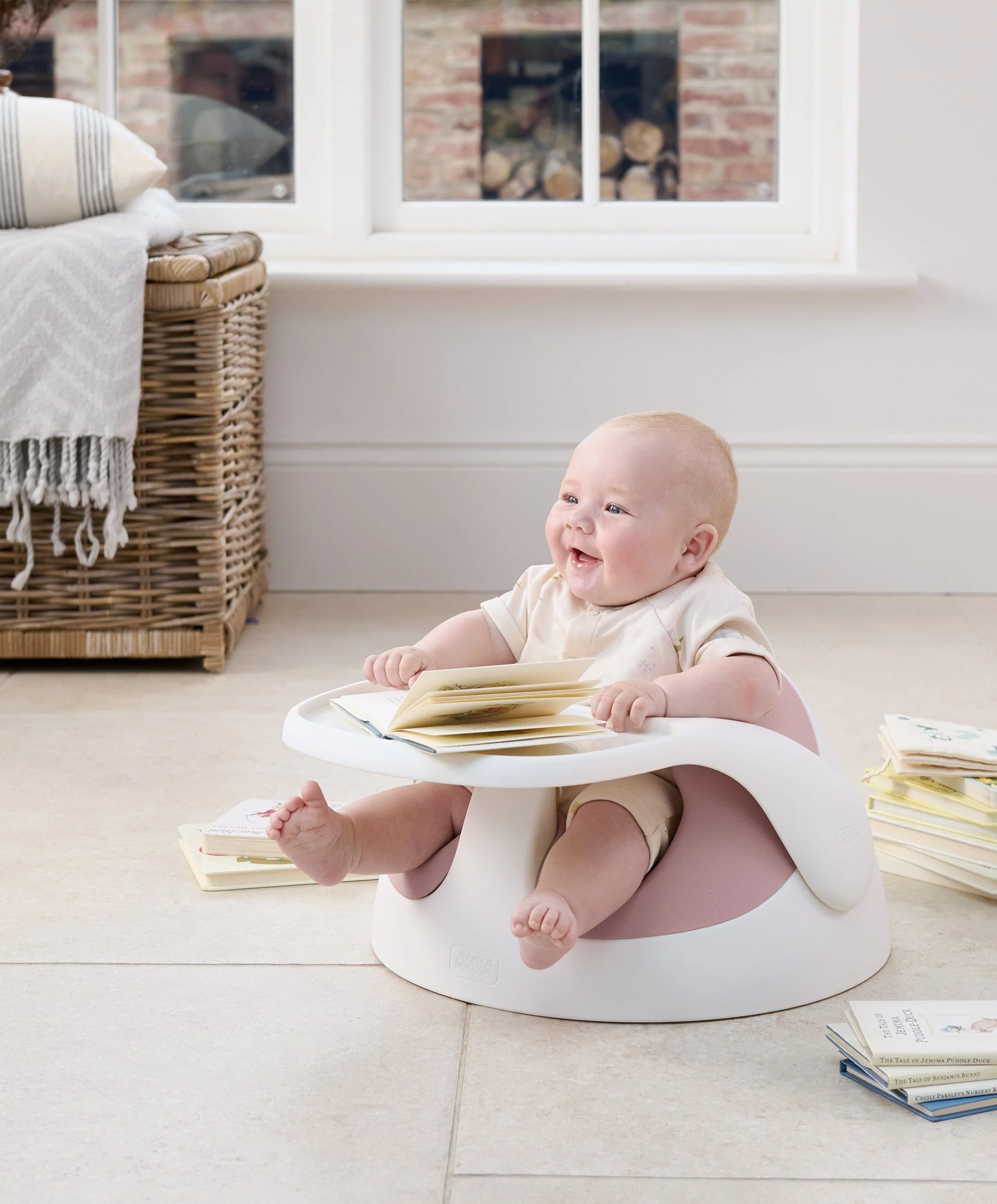 Snug Floor Seat with Activity Tray - Blossom - Image 10