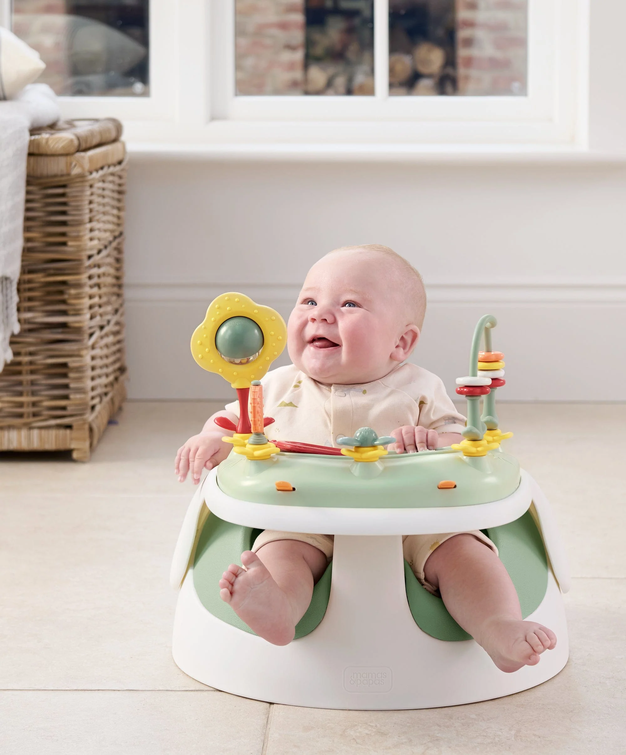 Snug Floor Seat with Activity Tray - Eucalyptus - Image 8