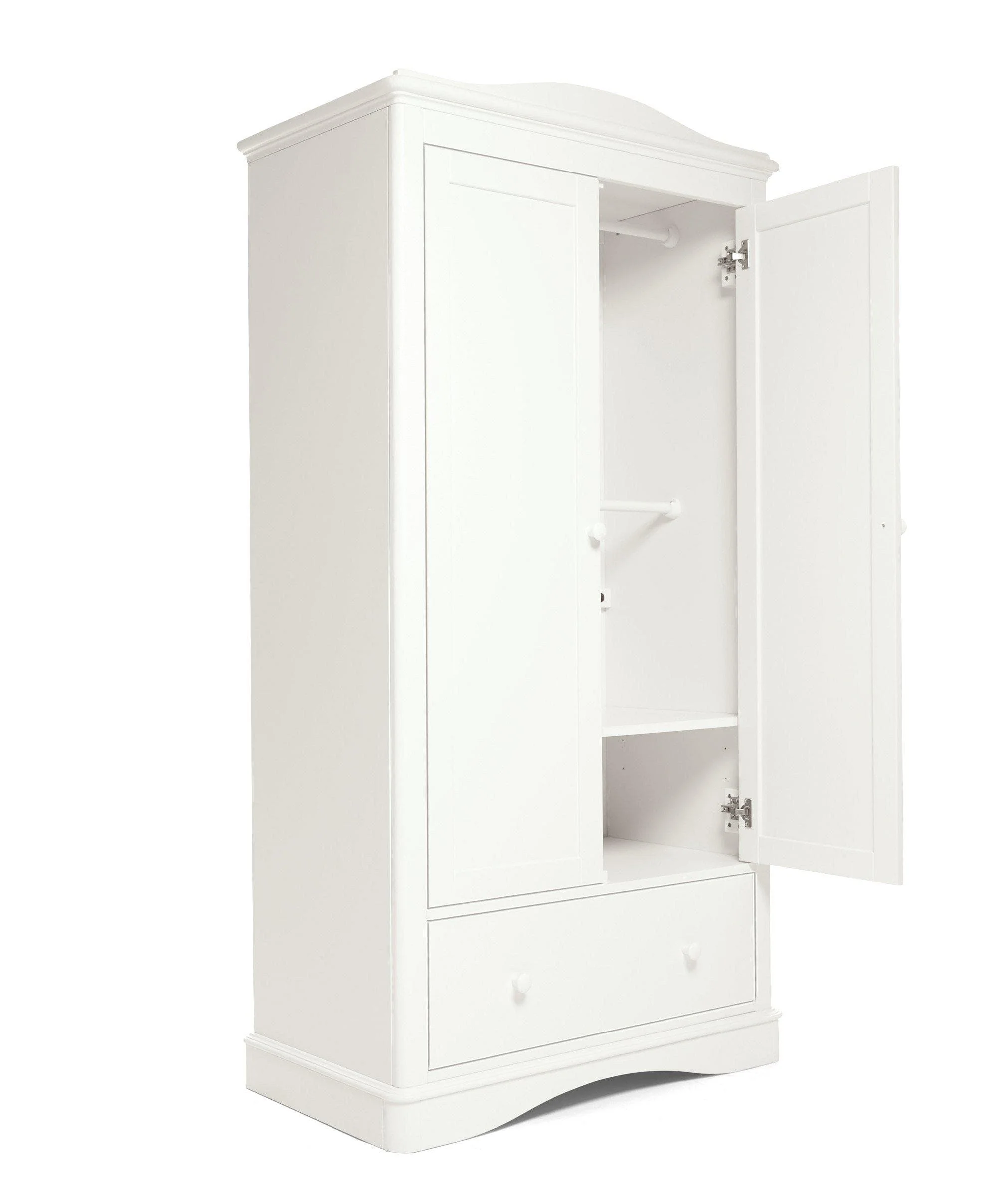 Flyn 3 Piece Cotbed Range with Dresser Changer & Wardrobe - White - Image 14
