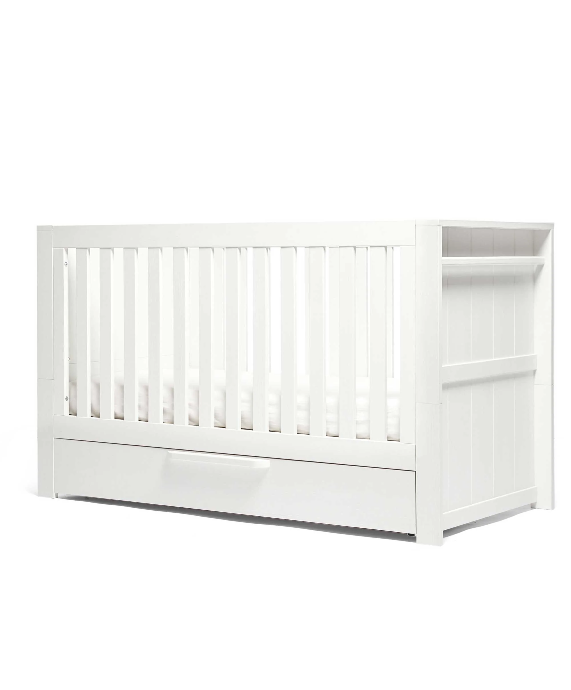 Franklin 2 Piece Cotbed Set with Dresser Changer - White Wash - Image 9