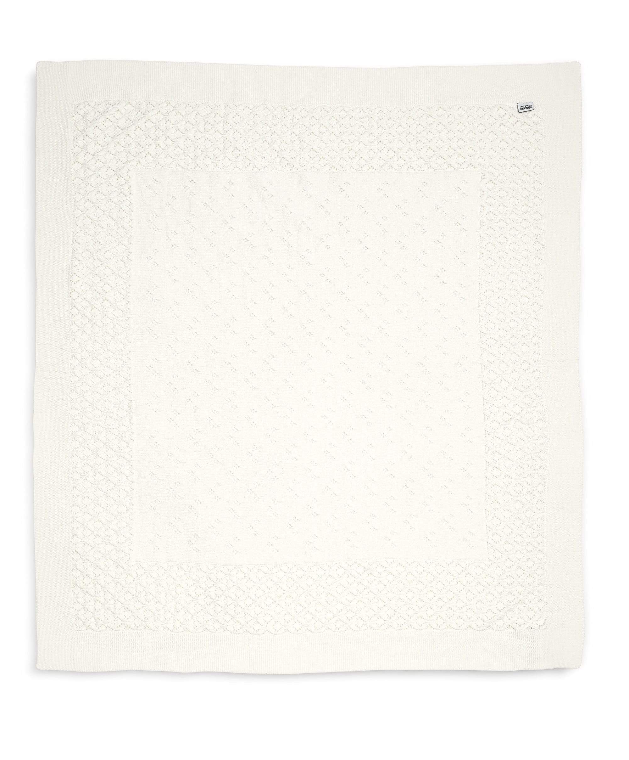 Knitted Blanket - Pointelle - Image 8