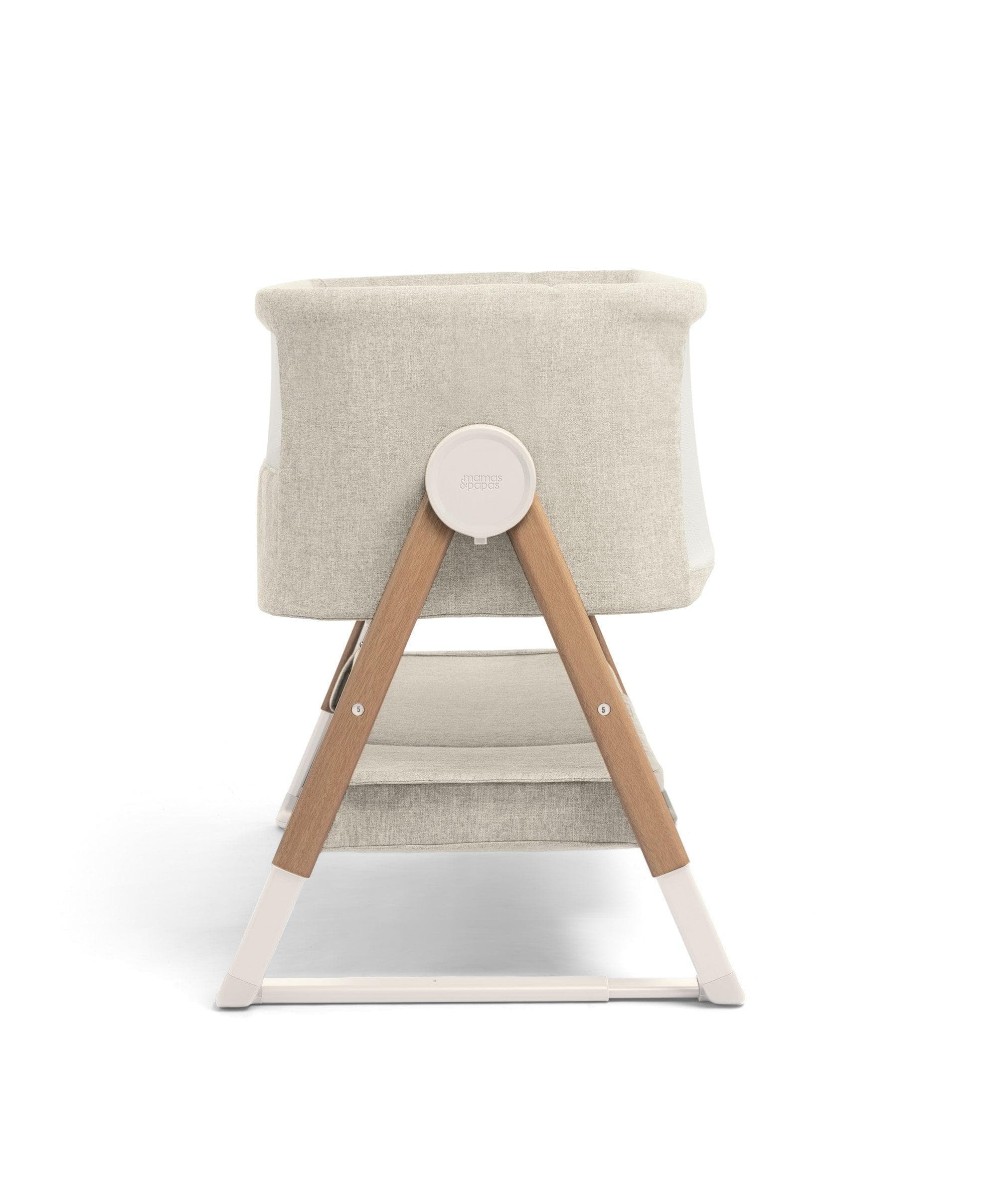 Lua Bedside Crib and Sheet Bundle - Fawn/Oatmeal - Image 8