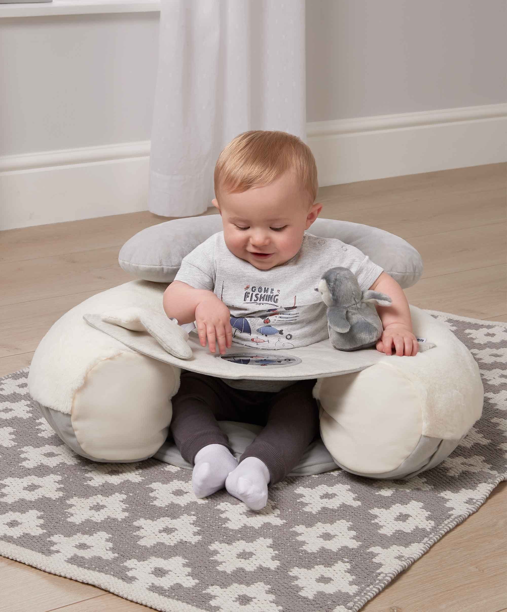 Sit & Play Baby Floor Seat - Wish Upon A Cloud - Image 10