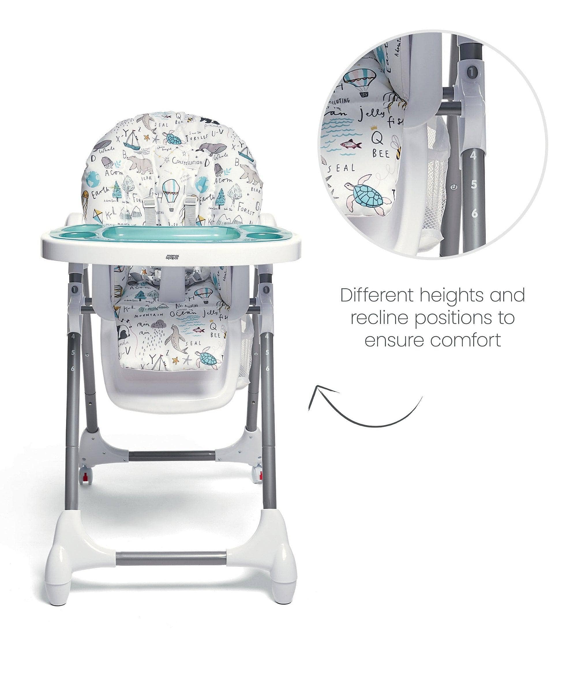 Snax Highchair - Happy Planet - Image 7